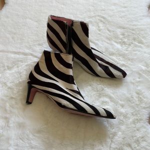 Escada Zebra Booties